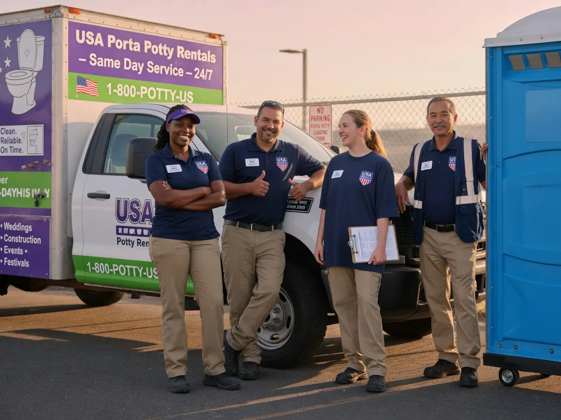 Porta Potty Rental company in Essex, CA